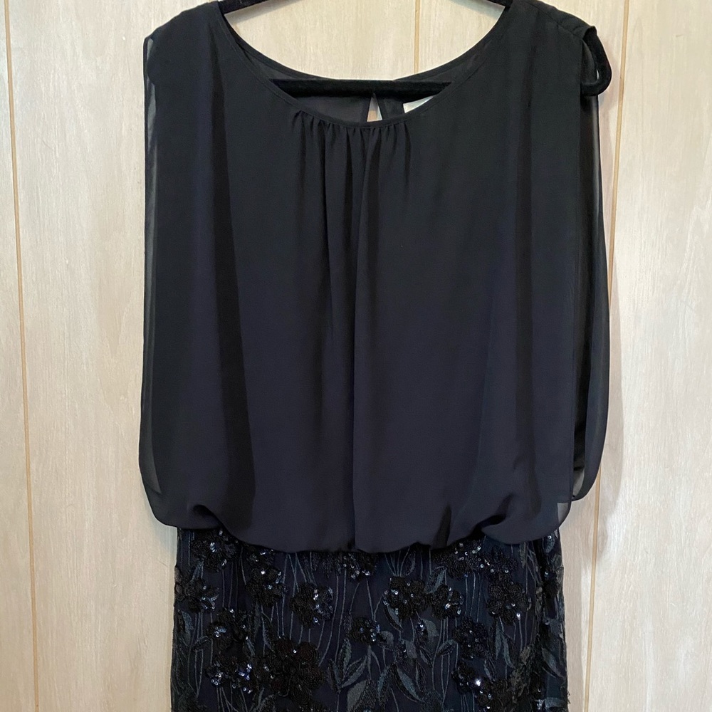 Aidan Mattox black dress
